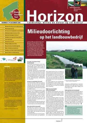 Milieudoorlichting - Provincie West-Vlaanderen