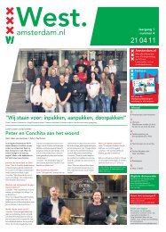 April 2011 nummer 4 - Stadsdeel West - Gemeente Amsterdam