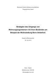 Strategien des Umgangs von Wohnungseigentümern mit ihren ...