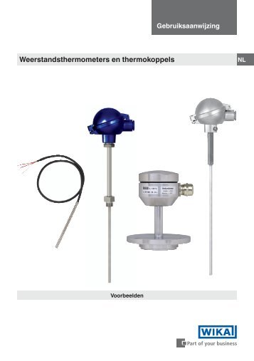 Weerstandsthermometers en thermokoppels - WIKA Argentina SA