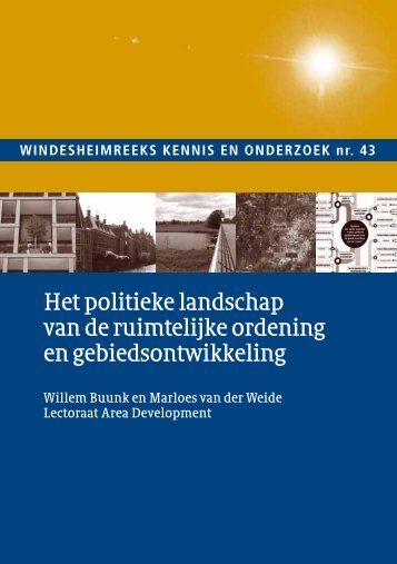 Het politieke landschap van de ruimtelijke ordening ... - Windesheim