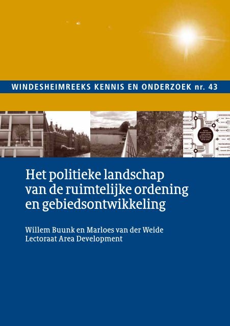 Het politieke landschap van de ruimtelijke ordening ... - Windesheim