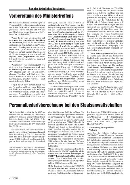 25 Jahre „Richter und Staatsanwalt in NRW“ -  DRB