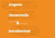 Jongeren, nieuwsmedia en betrokkenheid - Windesheim