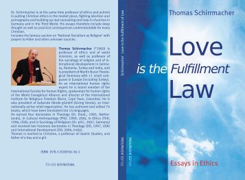 Love is the Fulfillment of Law - World Evangelical Alliance