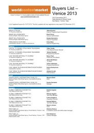 Conference Hall - World Content Market