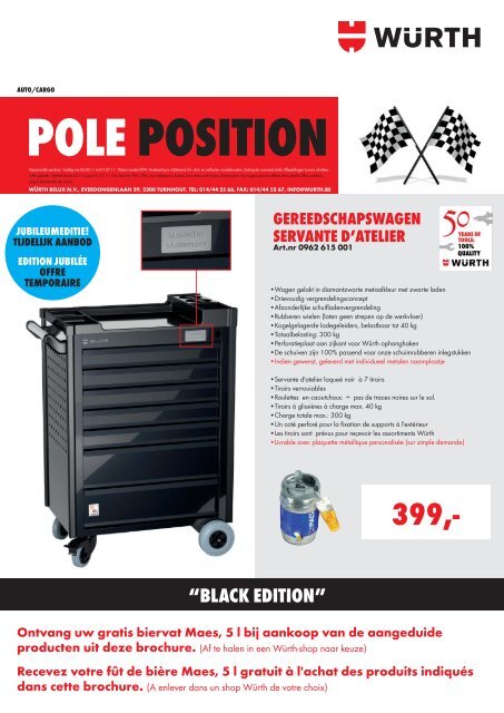 pole position - Würth Belux