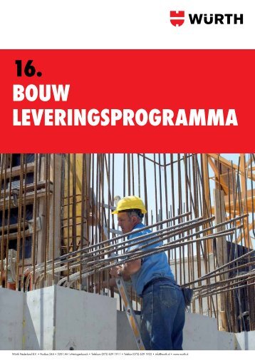 16. Bouw leveringsprogramma - Würth Nederland