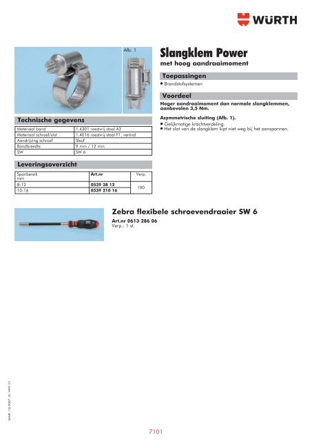 Hoofdstuk 01 Bevestigingsmaterialen - Wurth