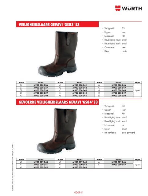 Persoonlijke beschermings - Würth Nederland