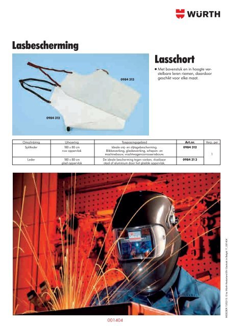 Persoonlijke beschermings - Würth Nederland