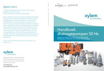 Handboek drainagepompen 50 Hz - Water Solutions