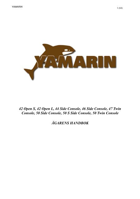 50 Twin Console - Yamarin