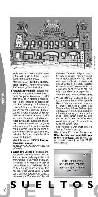 Boletín del Cipaj; Enero 2006 - Ayuntamiento de Zaragoza
