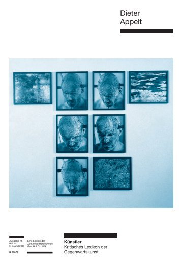 Dieter Appelt - Zeit Kunstverlag