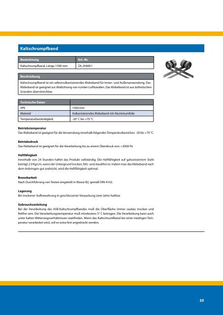 Technischer Katalog - Zewotherm