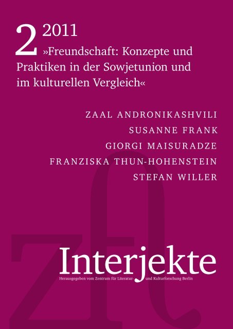 Volltext lesen... - Zentrum für Literatur