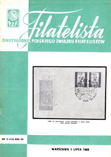 Filatelista 1960.13 - Zarząd Główny PZF