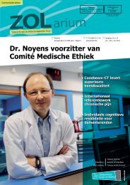 Dr. Noyens voorzitter van Comité Medische Ethiek - Ziekenhuis Oost ...