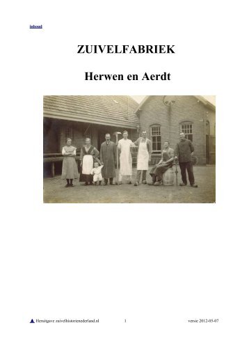 MAP zuivelfabriek Herwen en Aerdt - Zuivelhistorie Nederland