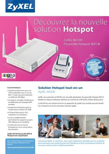 Solution Hotspot tout-en-un - ZyXEL