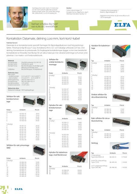 ELFA-info 1/2008