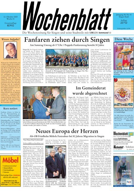 Okt. 2005 Singener - Wochenblatt 12.