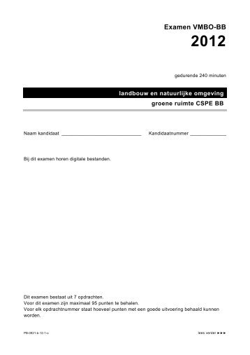 Examen VMBO-BB