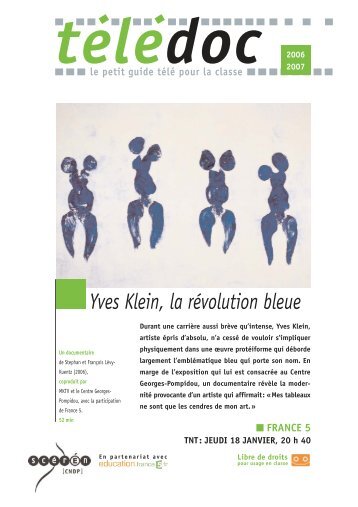 Yves Klein, la révolution bleue - CNDP