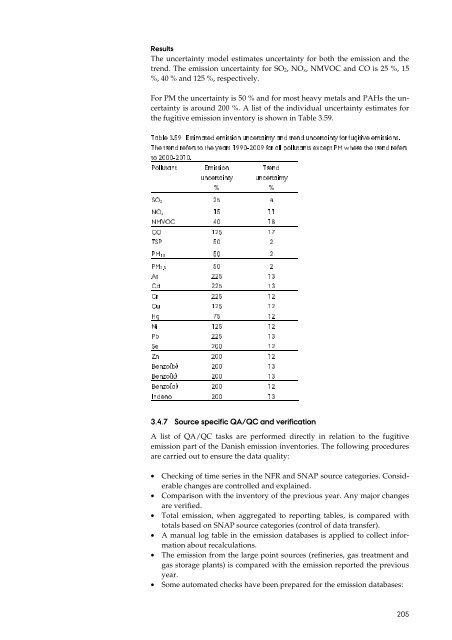 Report - DCE - Nationalt Center for Miljø og Energi