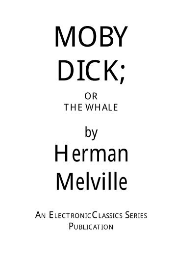 Moby Dick - Penn State University