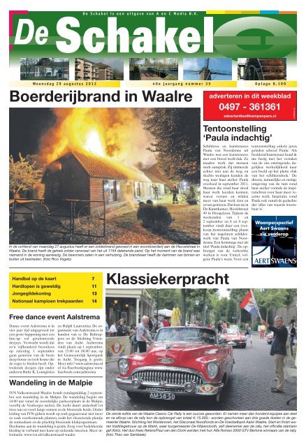 Boerderijbrand in Waalre