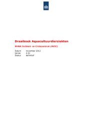 Draaiboek Aquacultuurdierziekten - Voedsel- en Waren Autoriteit