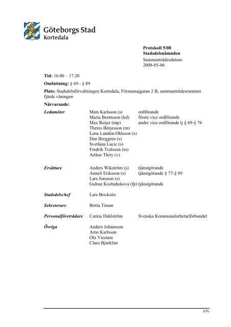 Protokoll_SDN_080506.pdf (451 kb) - Göteborg