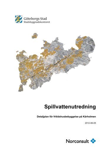 Spillvattenutredning pdf, 1 632 kB - Göteborg