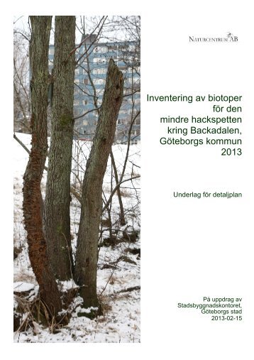 Inventering av biotoper pdf, 5 133 kB - Göteborg