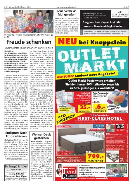 OE - Attendorn - SauerlandKurier