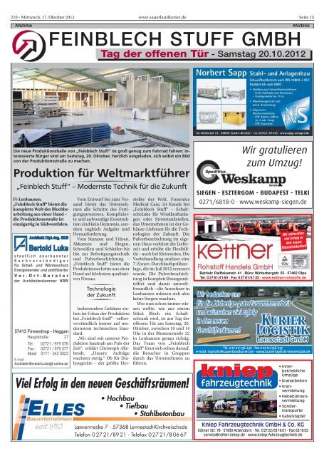 OE - Attendorn - SauerlandKurier