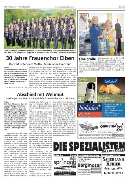 OE - Attendorn - SauerlandKurier