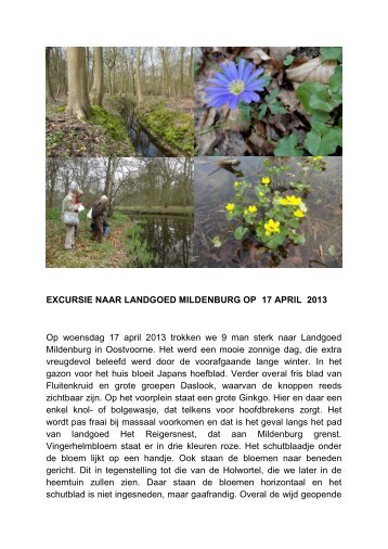 2013, 17 april Excursie naar Landgoed Mildenburg, Oostvoorne.pdf