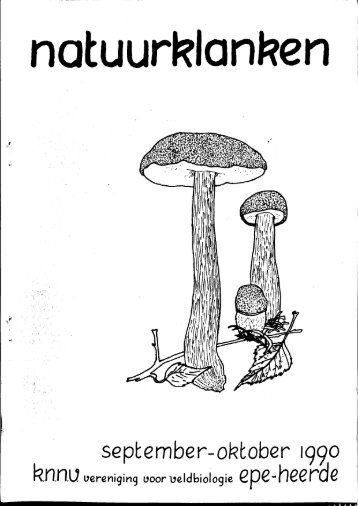 NK 1990 4.pdf - KNNV Vereniging voor Veldbiologie