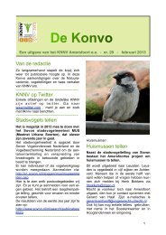 konvo 2013-1 - KNNV Vereniging voor Veldbiologie