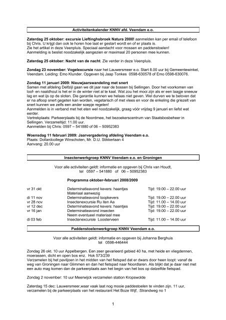 Zondag 3 augustus Excursie Fochteloërveen - KNNV Vereniging ...