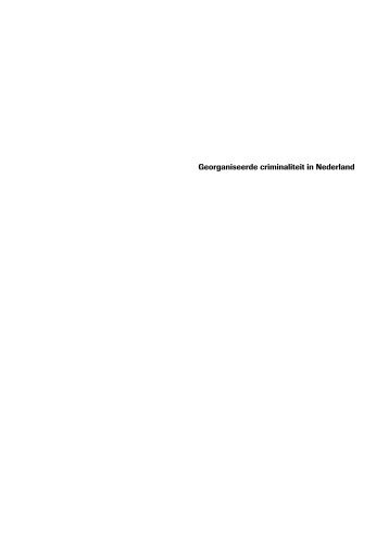Georganiseerde criminaliteit in Nederland - Officiële bekendmakingen