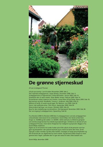 De grønne stjerneskud - Grønt Miljø