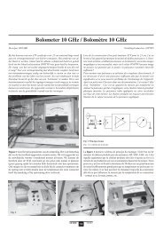 Bolometer 10 GHz / Bolomètre 10 GHz - UBA
