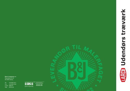 Udendørs træværk - Beck & Jørgensen