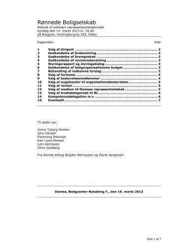 3100 repmøde ref. 14-03-13 - Domea