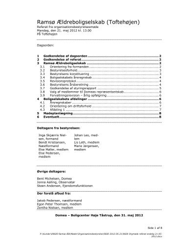 9600 Orgmøde referat endelig 21-05-2012 - Domea