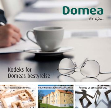 Kodeks for Domeas bestyrelse